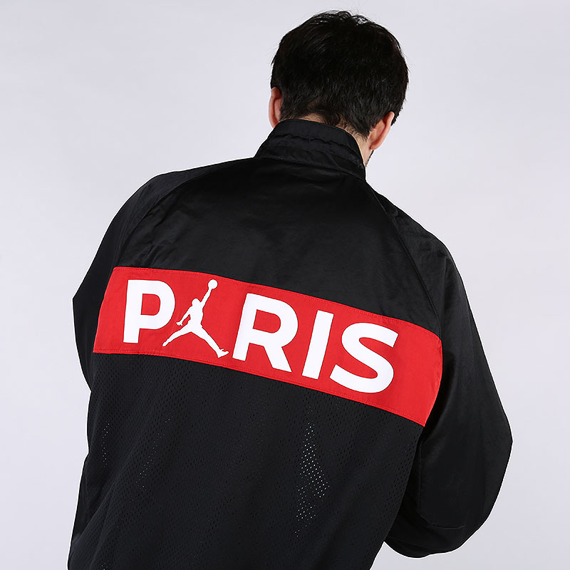 мужская черная куртка Jordan Paris Saint-Germain Jacket BQ8369-011 - цена, описание, фото 5